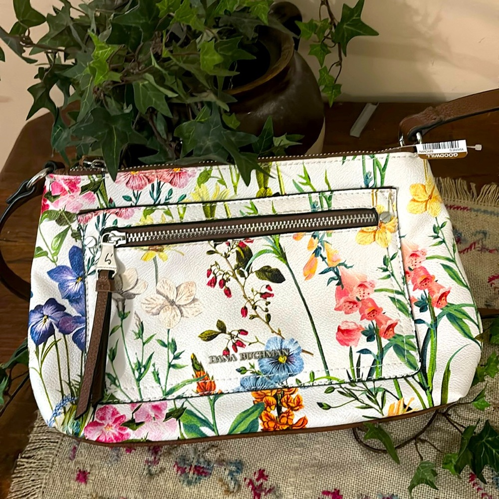 Dana Bachman floral purse